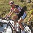 Frank Schleck dans la roue de Michael Rogers au cours de la dernière étape du Tour de Suisse 2005